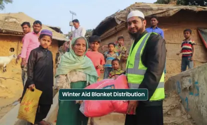 Winter Aid Blanket Distribution