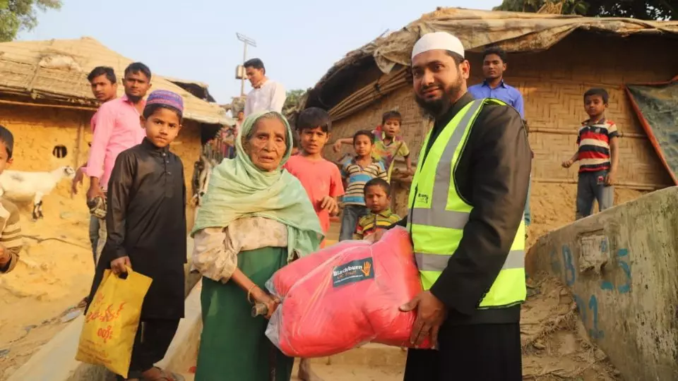 Winter Aid Blanket Distribution